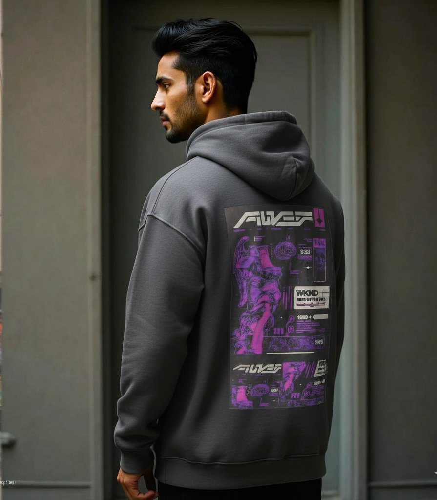 PRINTED HODDIE FOR MAN