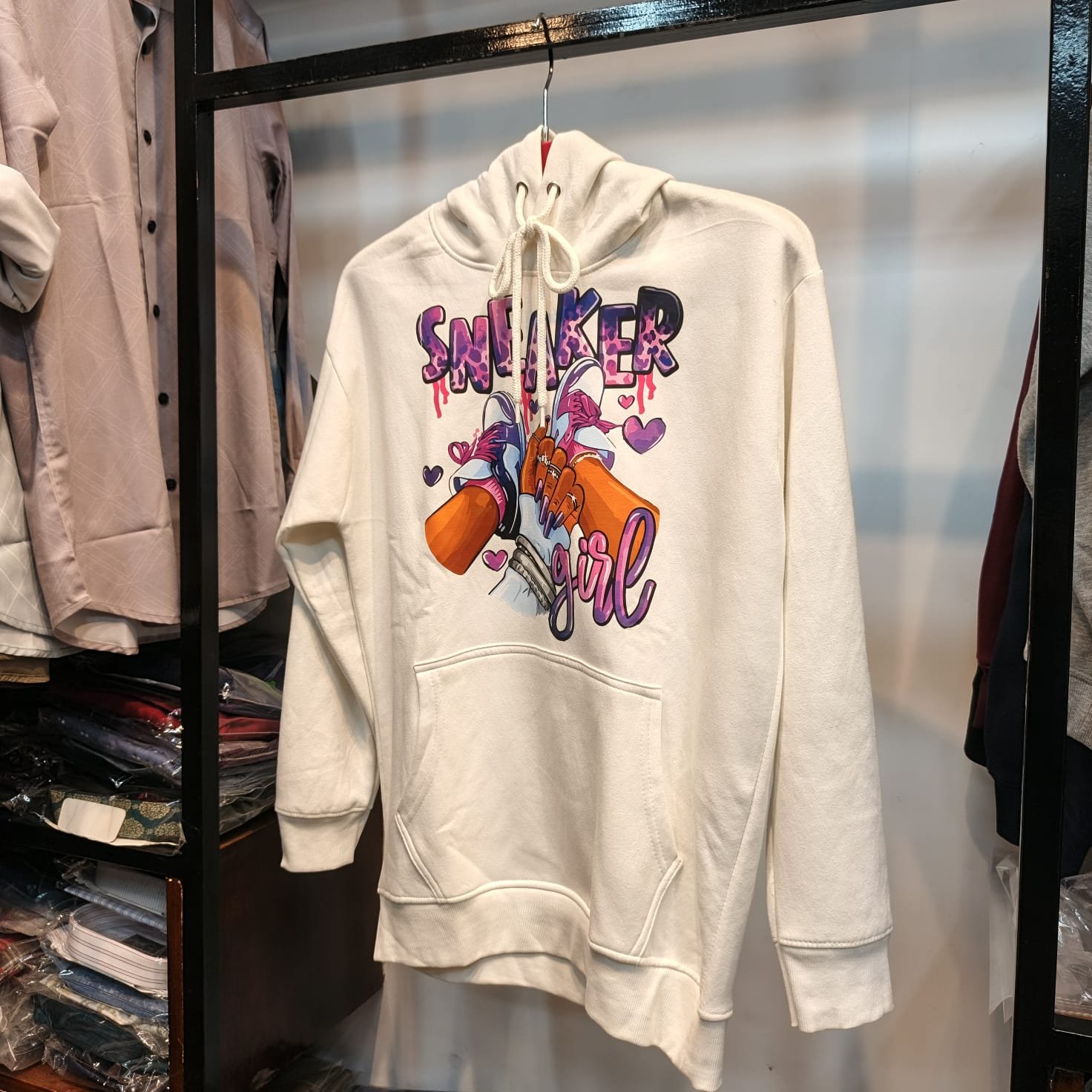 PRINTED HODDIE FOR MAN