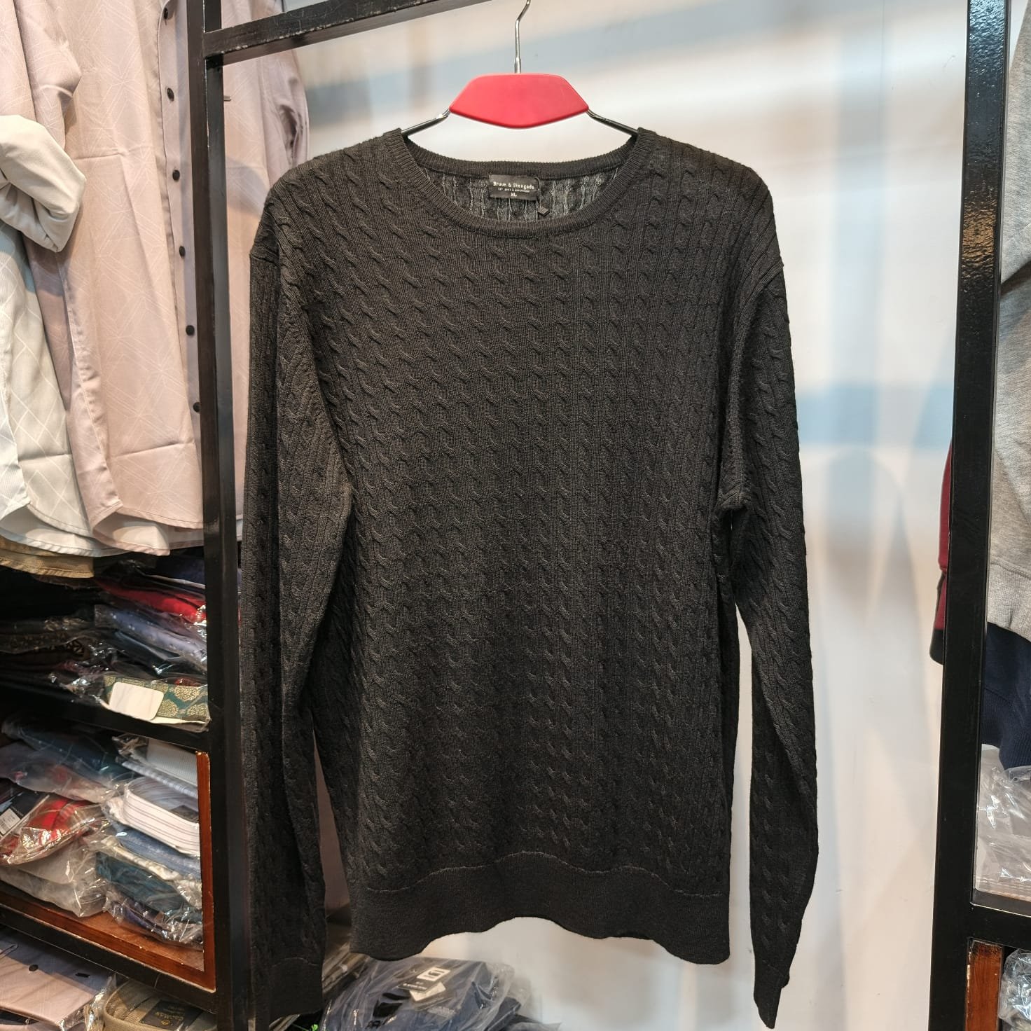 CHENILLE CABLE PULLOVER